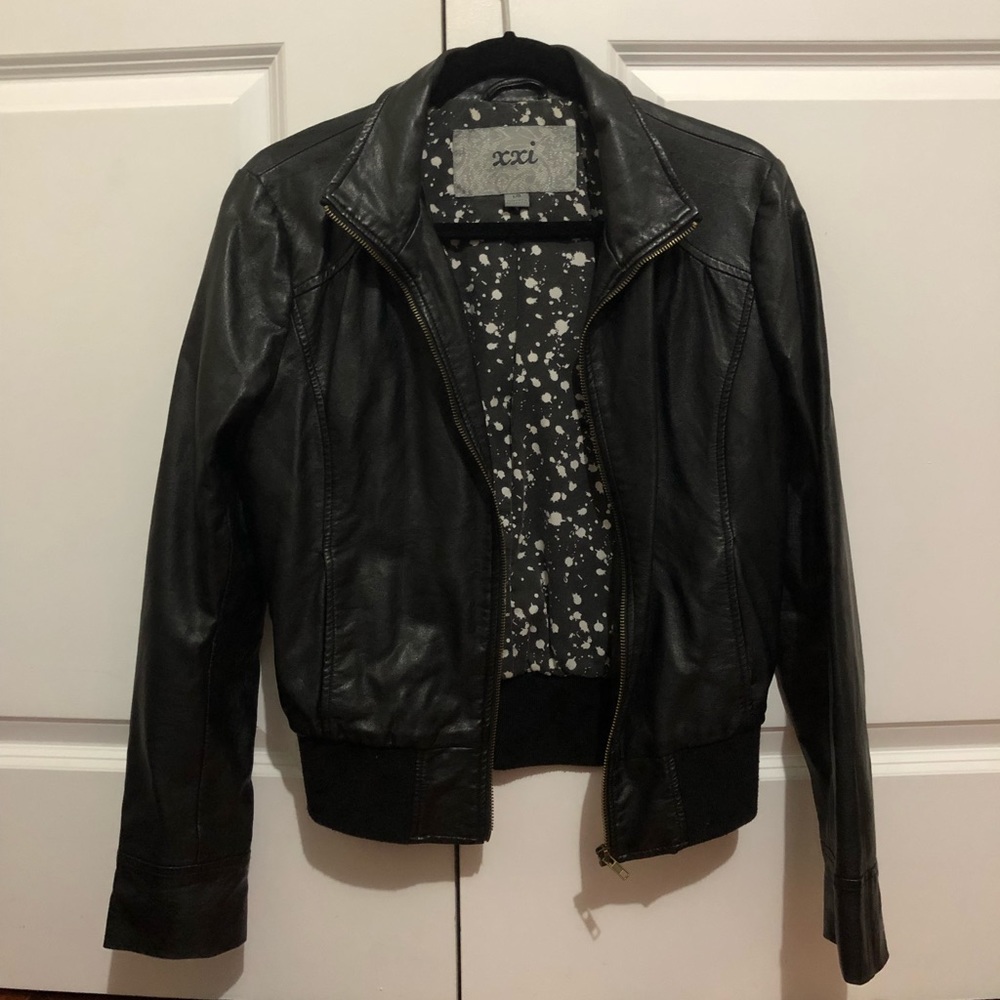 Super Soft Black Faux Leather Jacket